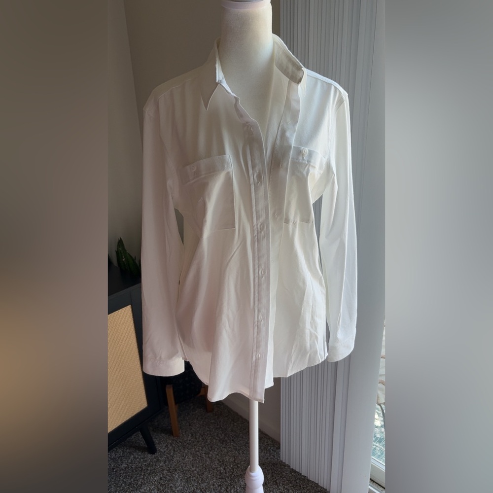 Eddie Bauer UPF 50+ Crisp White Shirt